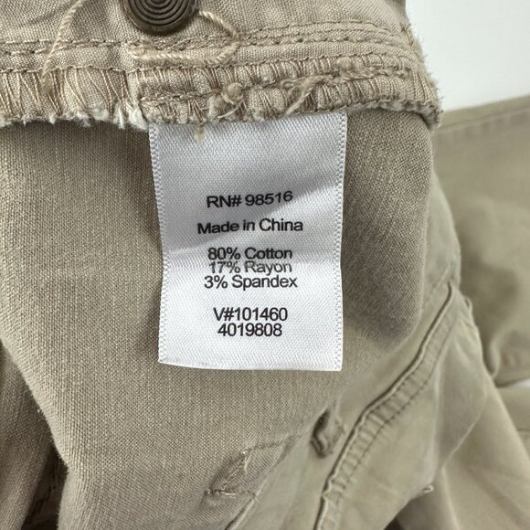 Coldwater Creek Natural Fit Straight Women's size 16 Khaki Beige Chino Pants - Picture 4 of 5